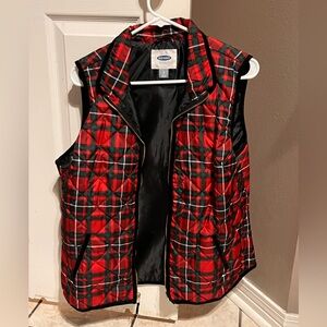 Old Navy Plaid Vest.